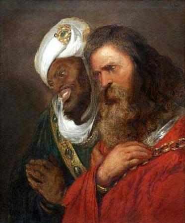 Jan lievens Saladin and Guy de Lusignan oil painting image